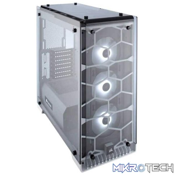 Corsair Crystal series 570X ATX PC Chassis with White colour scheme - Image 5